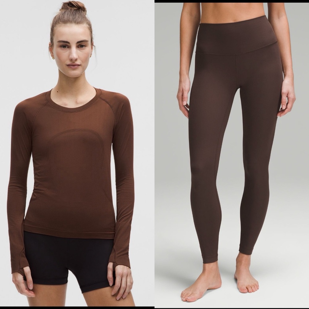 Lululemon Two pc set. Size 14 in Cappuccino 🤎🤎